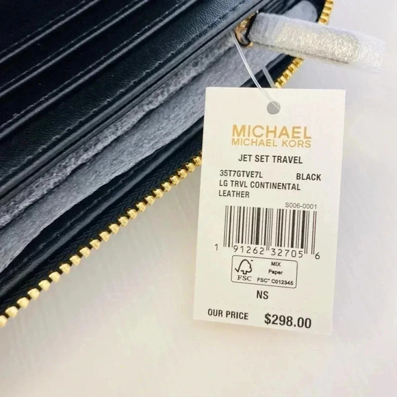 Michael kors large continental wallet black - Picture 6 of 6